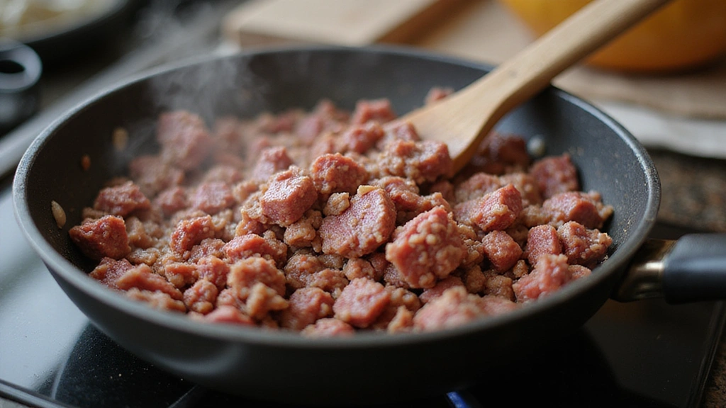 Barilla Lasagna Recipe Using Store-Bought Noodles (So Simple!) - Step 2: Brown the Meat