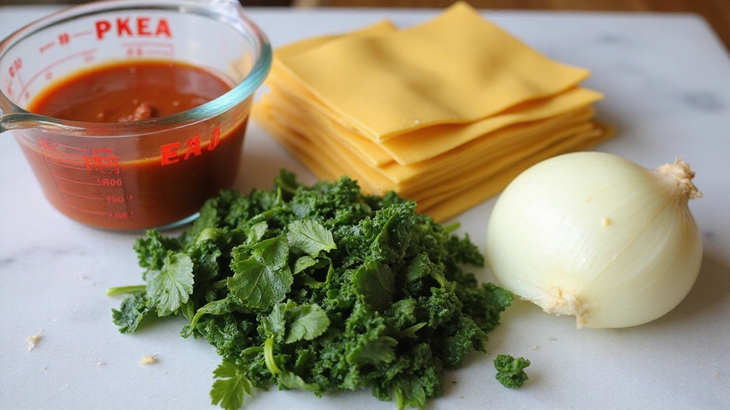 Creamy Alfredo Lasagna Recipe with Layers of Heaven - Step 1: Prepare Ingredients