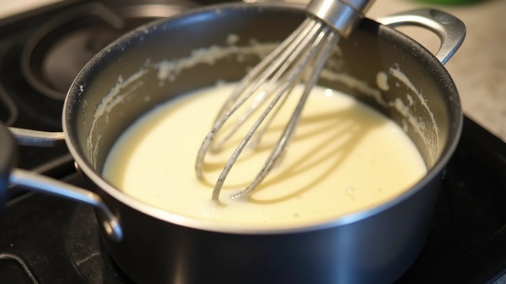 Creamy Alfredo Lasagna Recipe with Layers of Heaven - Step 2: Make the Alfredo Sauce