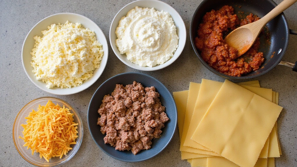Crock Pot Lasagna Recipe You Can Set and Forget - Step 1: Prepare Ingredients