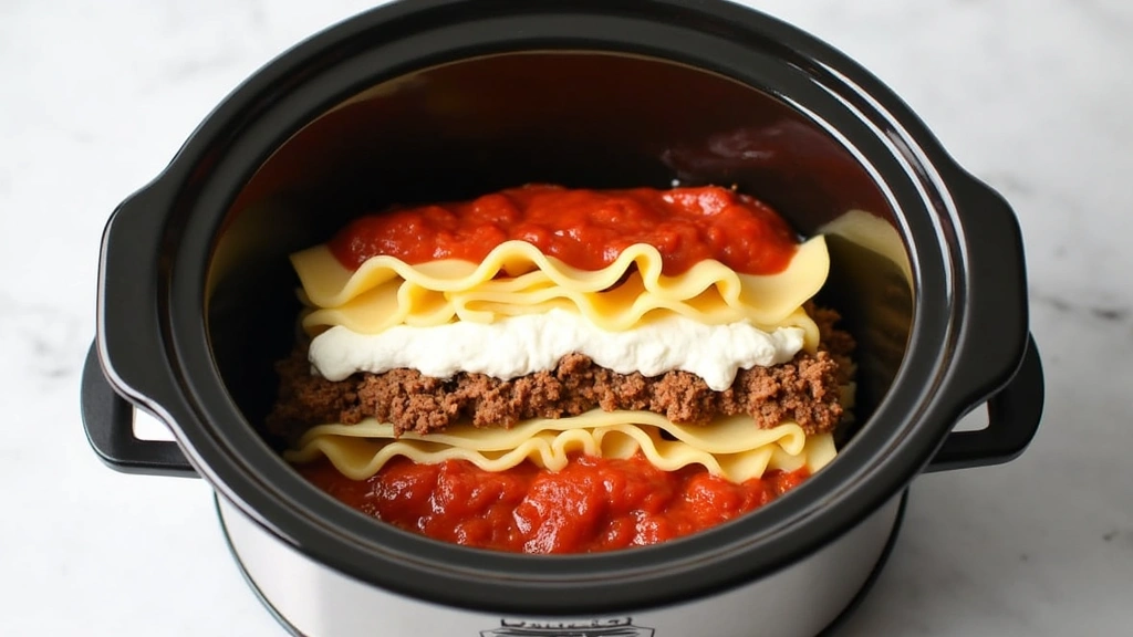 Crock Pot Lasagna Recipe You Can Set and Forget - Step 4: Continue Layering