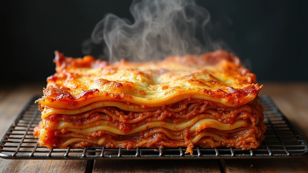 Extra Cheesy Lasagna Recipe for True Cheese Lovers - Step 7: Let Lasagna Rest