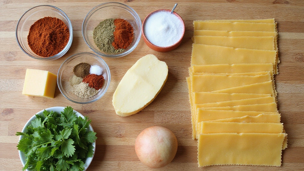 Lasagna Recipe No Egg – Light, Easy, and Delicious - Step 1: Prepare Ingredients