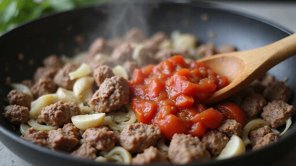 Lasagna Recipe with Bechamel Sauce – Italian Restaurant Style - Step 2: Cook Meat Sauce