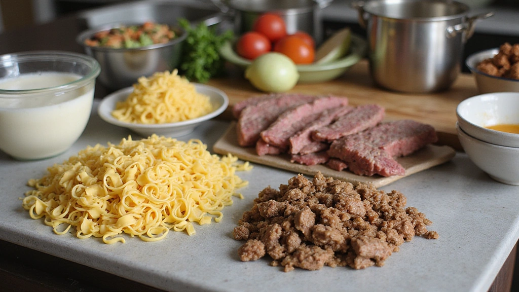 Lasagna Recipe with Cottage Cheese – Classic and Comforting - Step 1: Prepare Ingredients