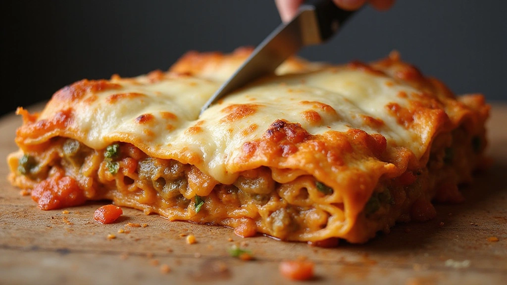 Lasagna Recipe with Vegetables and Meat – The Best of Both Worlds - Step 6: Check for Doneness