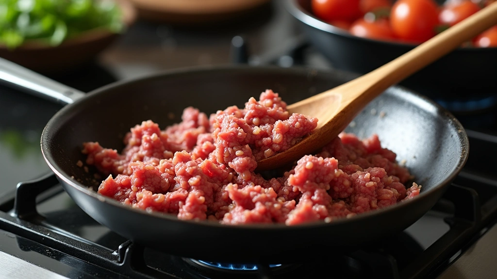 Lasagna Roll Ups Recipe That’s So Fun and Delicious - Step 2: Cook the Meat