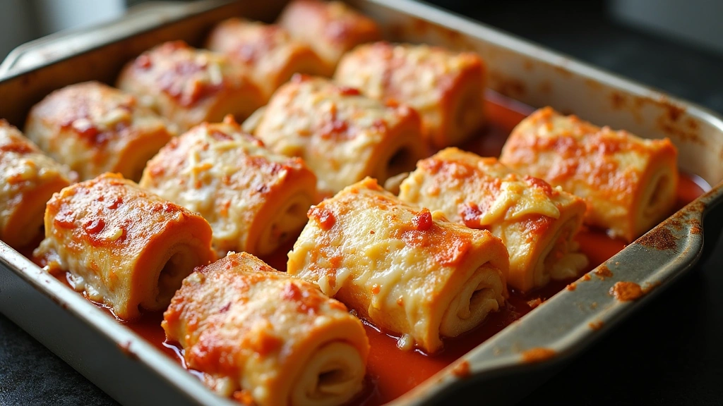 Lasagna Roll Ups Recipe That’s So Fun and Delicious - Step 5: Add Sauce and Cheese