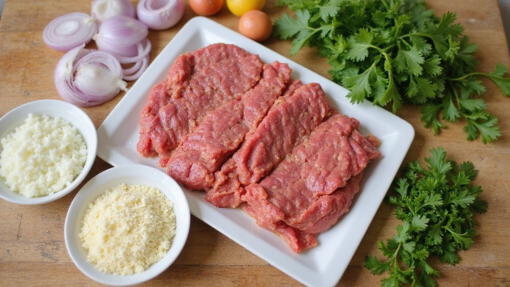 Meat Lasagna Recipe with Ricotta and Homemade Sauce - Step 1: Prepare Ingredients