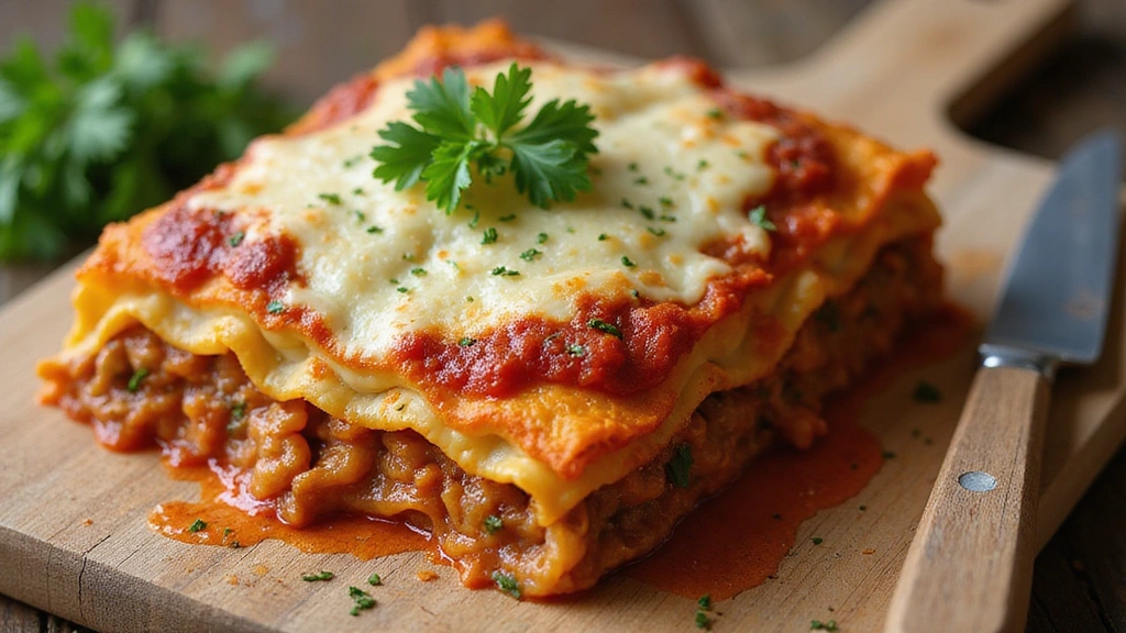 Meat Lasagna Recipe with Ricotta and Homemade Sauce - Step 8: Rest and Serve