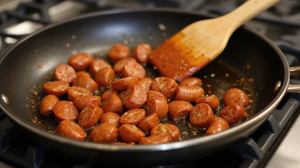 Mexican Lasagna Recipe with Tortillas and Spicy Layers - Step 2: Cook Chorizo