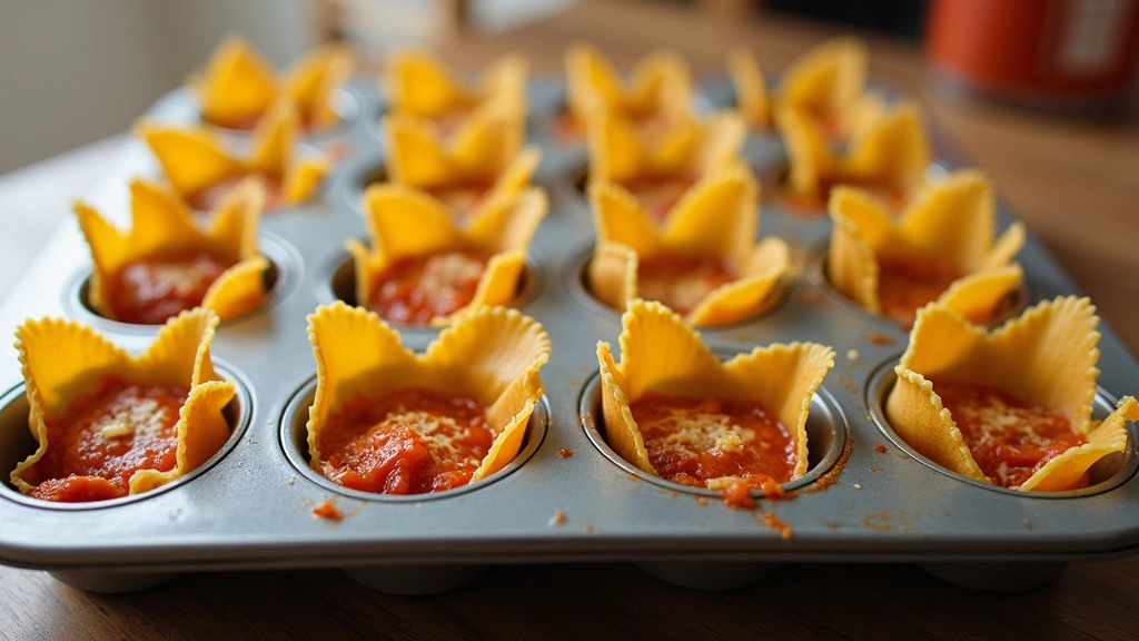 Mini Lasagna Recipe – Bite-Sized, Cute, and Delicious - Step 2: Assemble Base Layer