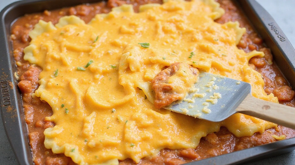 No Boil Lasagna Recipe – Ready in Half the Time! - Step 3: Assemble First Layer