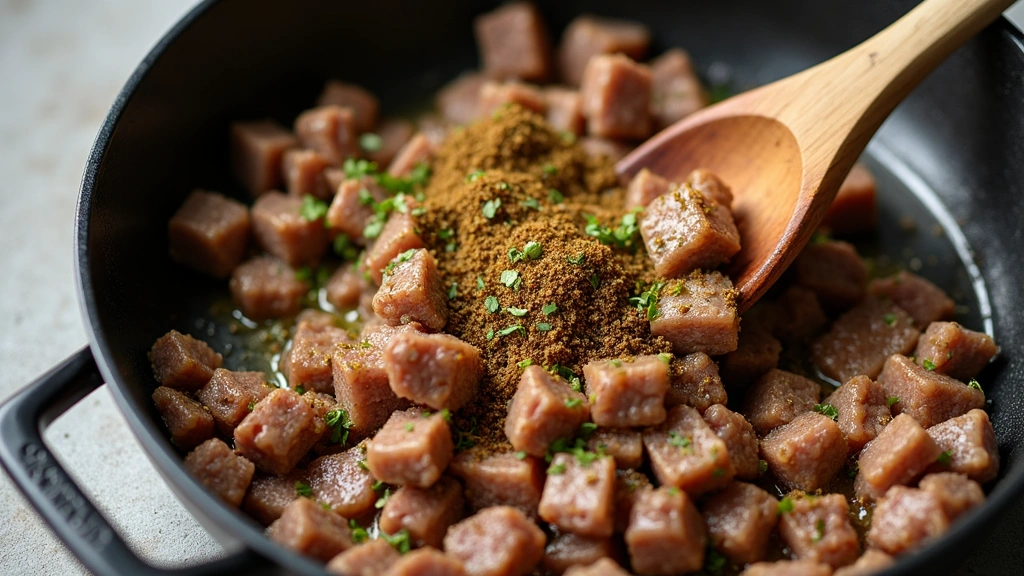 One-Pan Lasagna Skillet Recipe in Under 30 Minutes - Step 3: Add Seasonings
