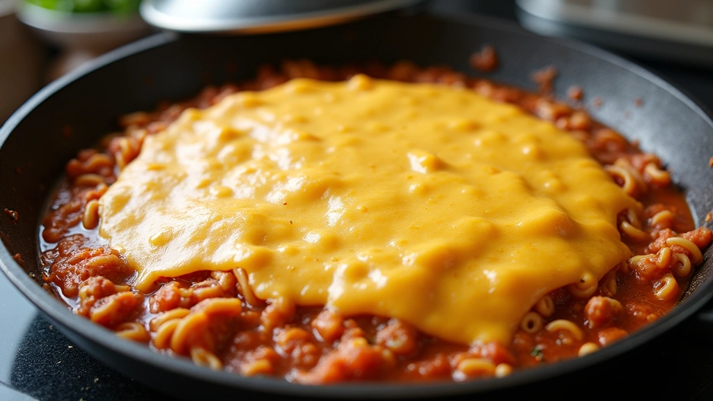 One-Pan Lasagna Skillet Recipe in Under 30 Minutes - Step 6: Layer the Cheeses