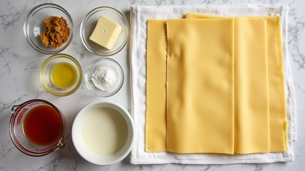 Spinach Lasagna Recipe Packed with Flavor and Nutrition - Step 1: Prepare Ingredients