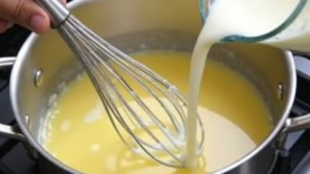 White Lasagna Recipe with Chicken, Spinach & Alfredo - Step 3: Prepare the Alfredo Sauce