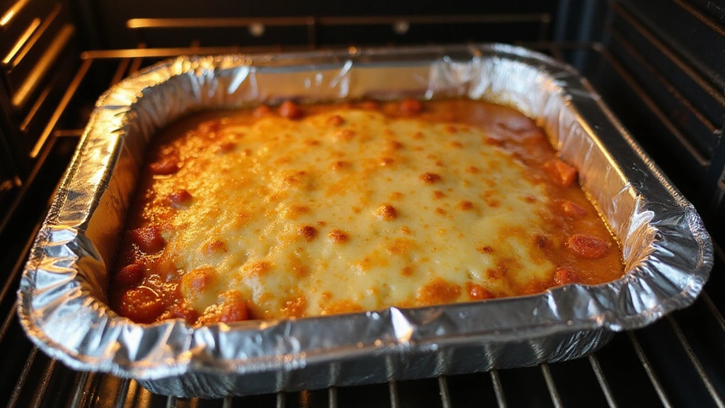 White Lasagna Recipe with Chicken, Spinach & Alfredo - Step 6: Bake the Lasagna