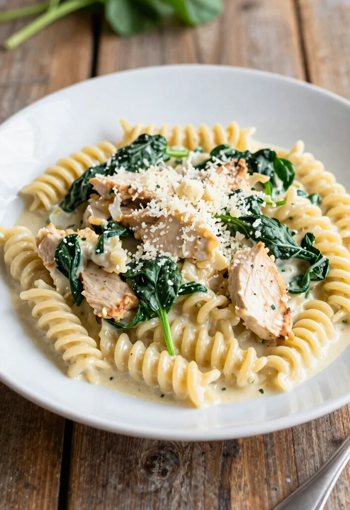 10 Easy Dinner Recipes for Two: Quick Cozy Meals - 1. Creamy Garlic Chicken Pasta