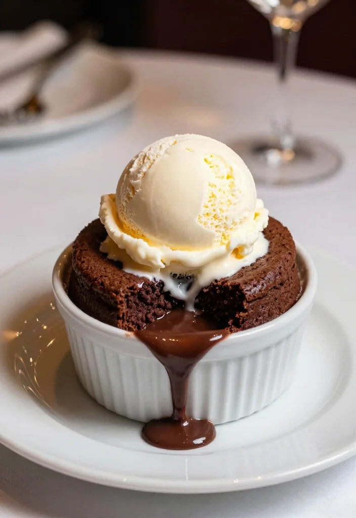 10 Easy Dinner Recipes for Two: Quick Cozy Meals - 10. Decadent Chocolate Lava Cake