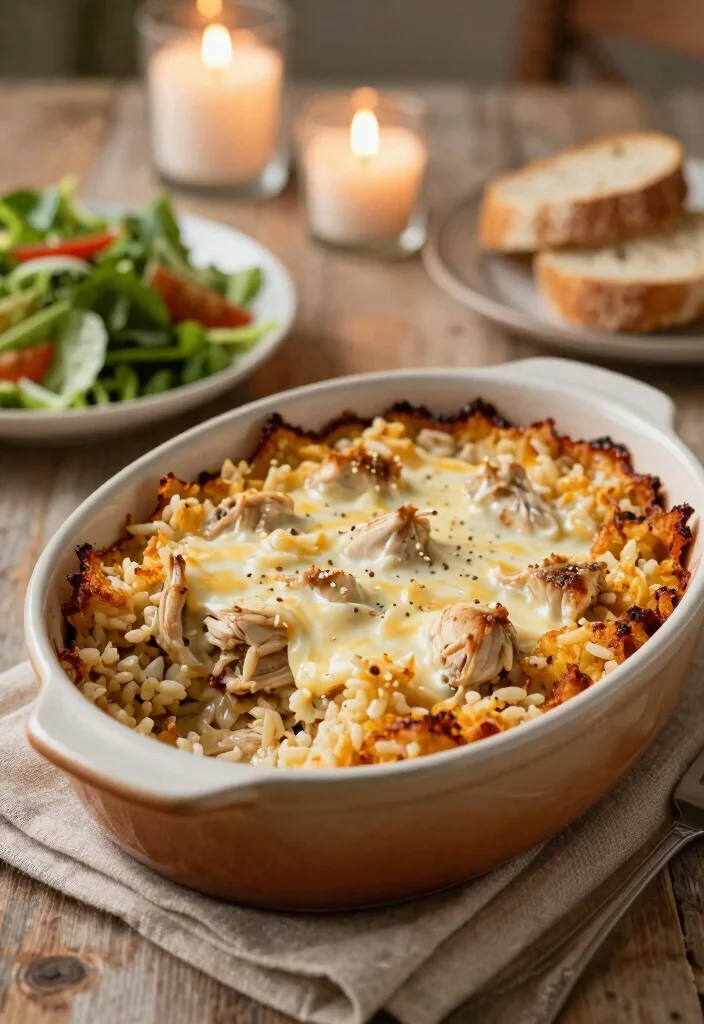 10 Easy Dinner Recipes for Two: Quick Cozy Meals - 6. Cozy Chicken and Rice Casserole
