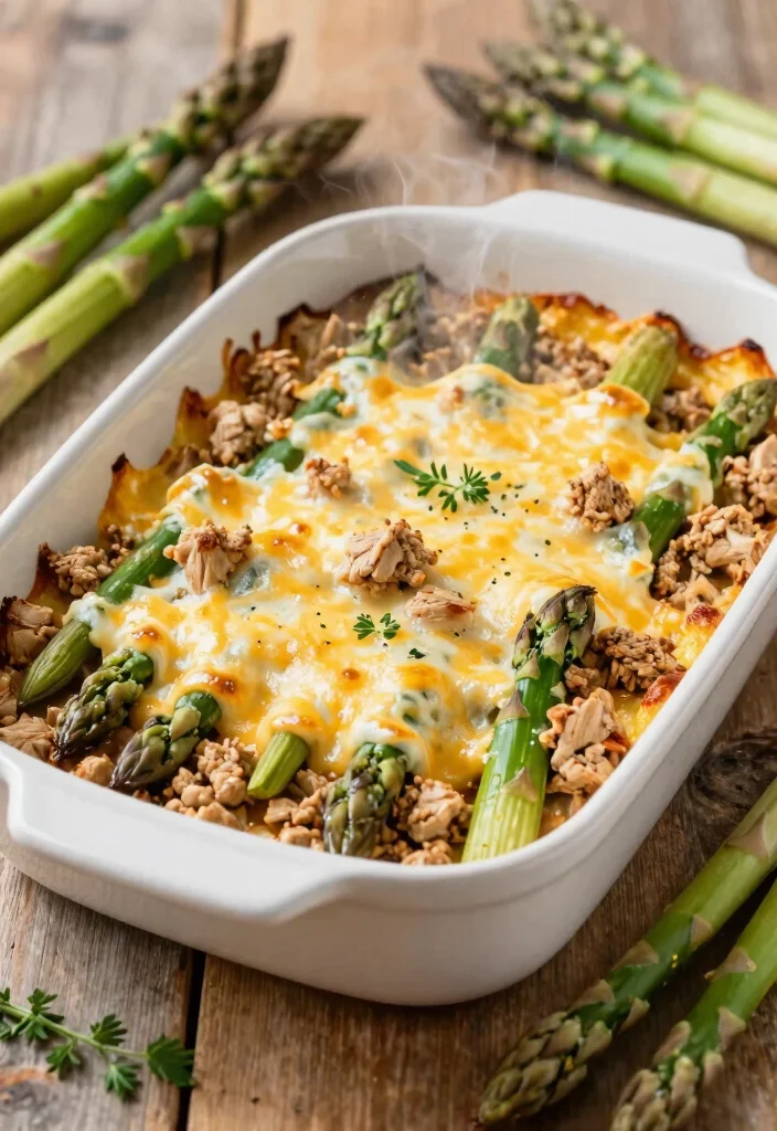 10 Keto Ground Turkey Recipes for Easy Low-Carb Dinners - 10. Ground Turkey and Asparagus Bake