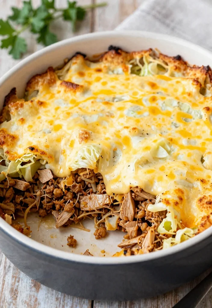 10 Keto Ground Turkey Recipes for Easy Low-Carb Dinners - 8. Ground Turkey and Cabbage Casserole