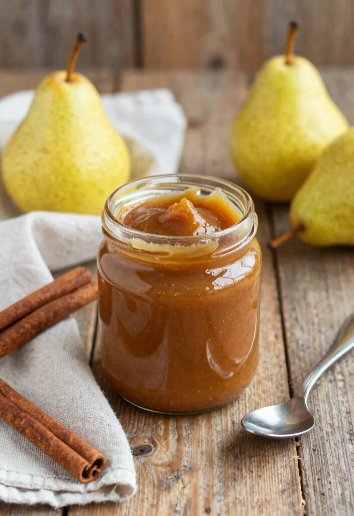 10 Pear Dessert Recipes for Cozy Light Seasonal Baking - 10. Spiced Pear Butter