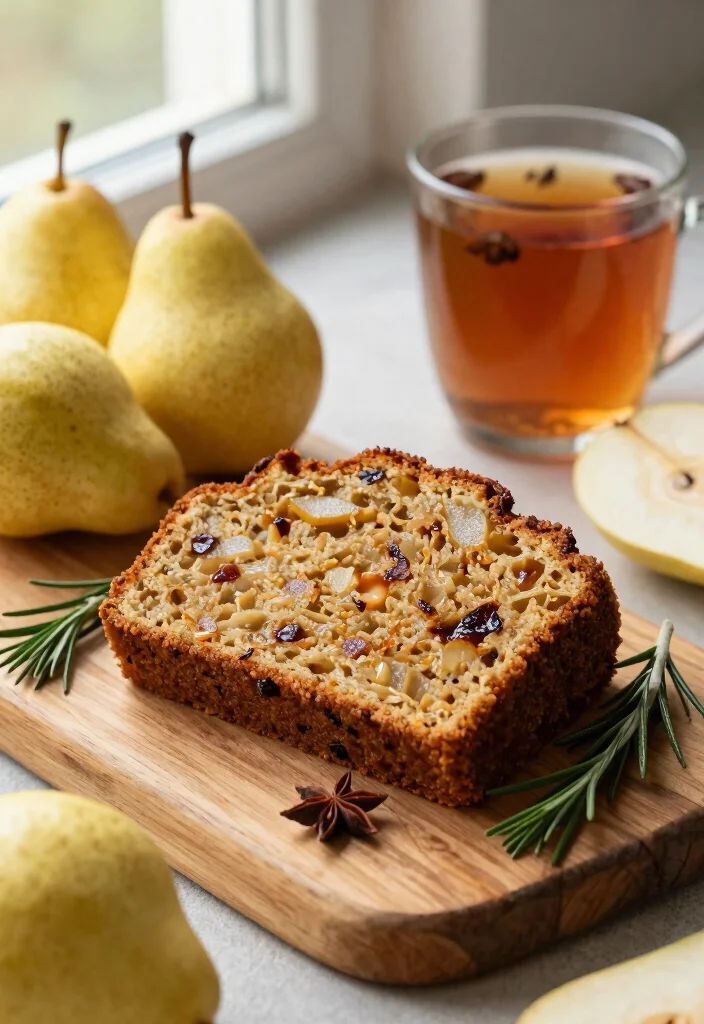 10 Pear Dessert Recipes for Cozy Light Seasonal Baking - 3. Pear Gingerbread Cake
