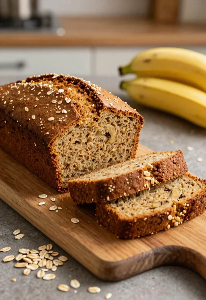 10 Quick Oatmeal Dessert Recipes for Fast Cozy Sweets - 2. Oatmeal Banana Bread