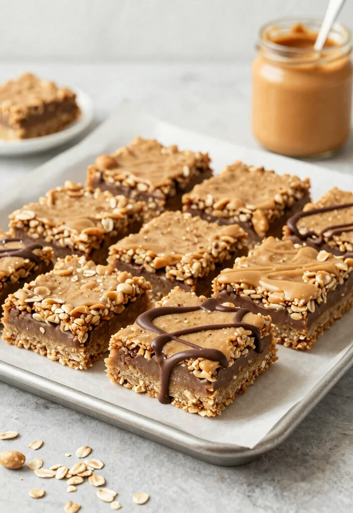 10 Quick Oatmeal Dessert Recipes for Fast Cozy Sweets - 7. Peanut Butter Oatmeal Bars