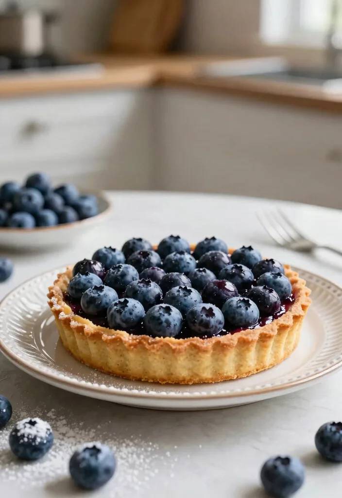 12 Blueberry Dessert Recipes for Bright Simple Sweet Treats - 11. Blueberry Tart