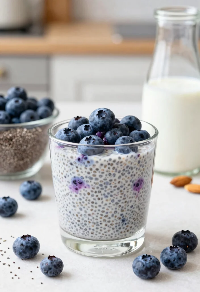 12 Blueberry Dessert Recipes for Bright Simple Sweet Treats - 2. Blueberry Chia Pudding