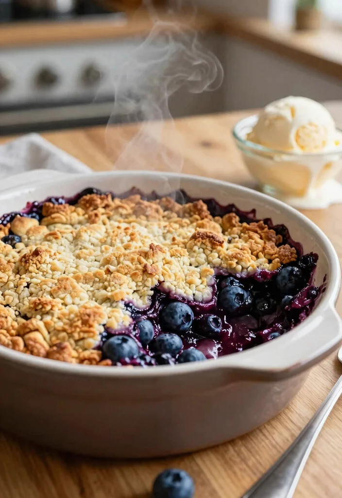 12 Blueberry Dessert Recipes for Bright Simple Sweet Treats - 5. Blueberry Crumble