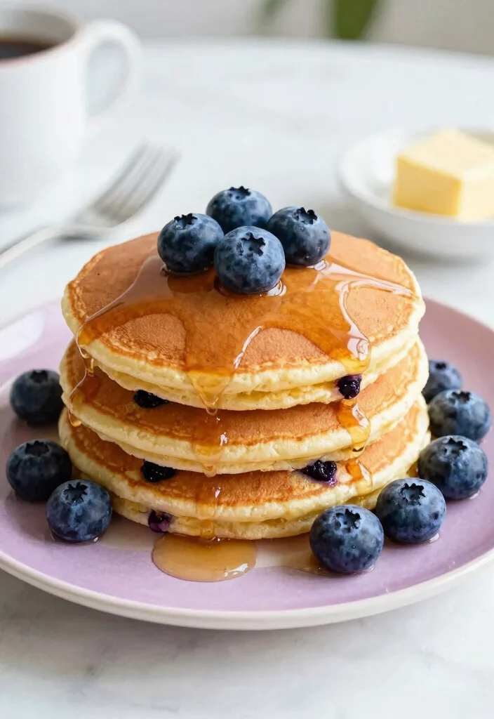 12 Blueberry Dessert Recipes for Bright Simple Sweet Treats - 7. Blueberry Pancakes