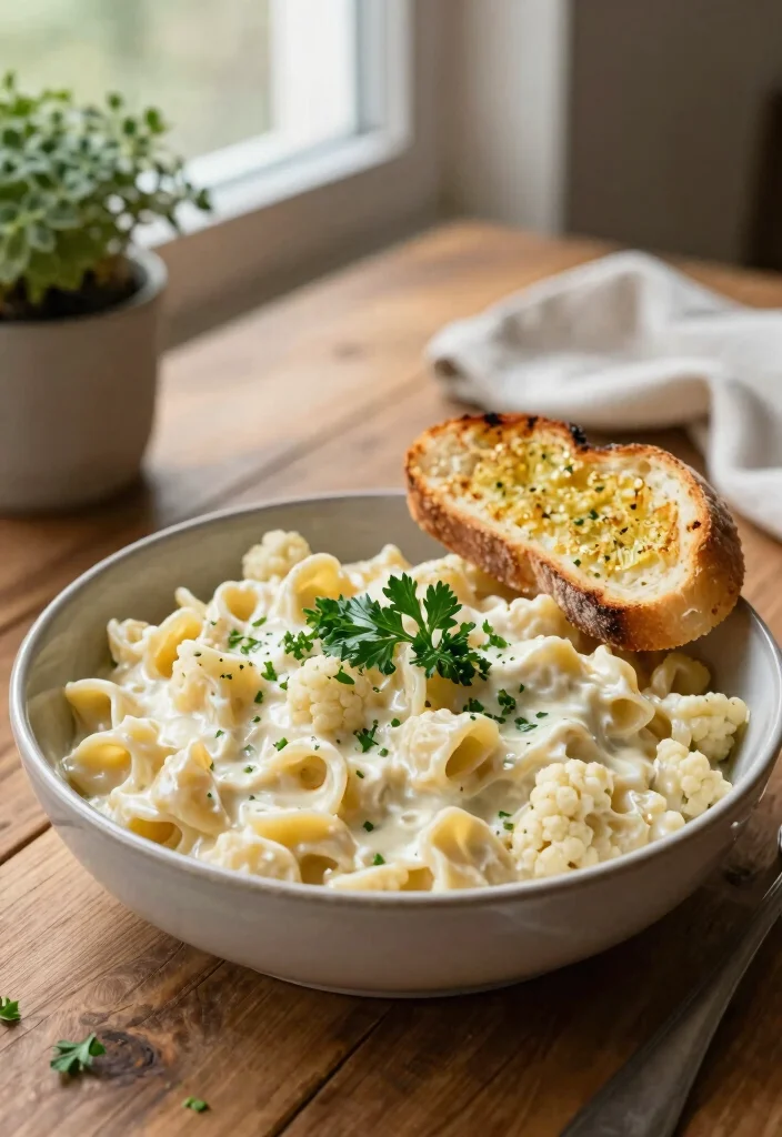 12 Cauliflower Vegan Recipes for Easy Plant-Forward Meals - 1. Creamy Cauliflower Alfredo