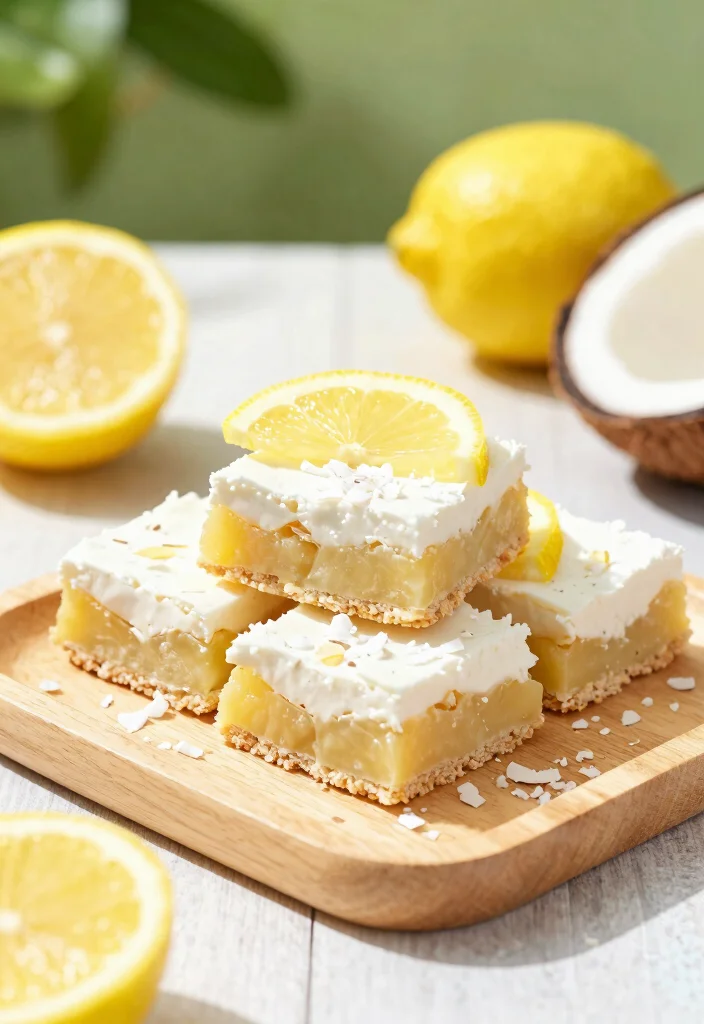 12 Dessert Bar Recipes for Easy Shareable Sweet Squares - 3. Lemon Coconut Bliss Bars