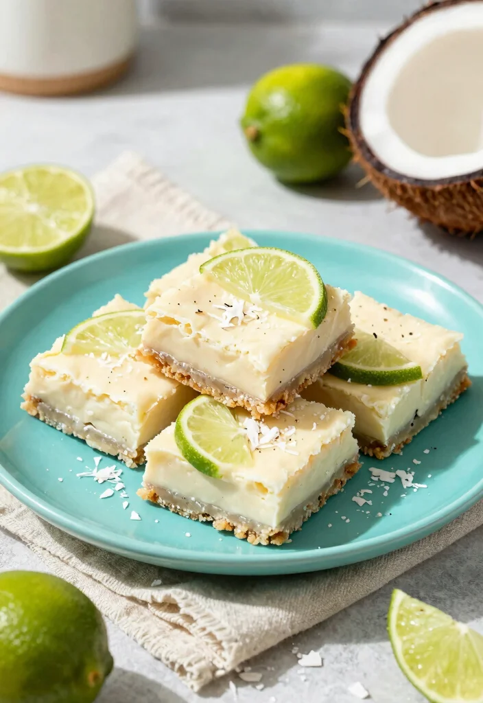 12 Dessert Bar Recipes for Easy Shareable Sweet Squares - 8. Coconut Lime Bars