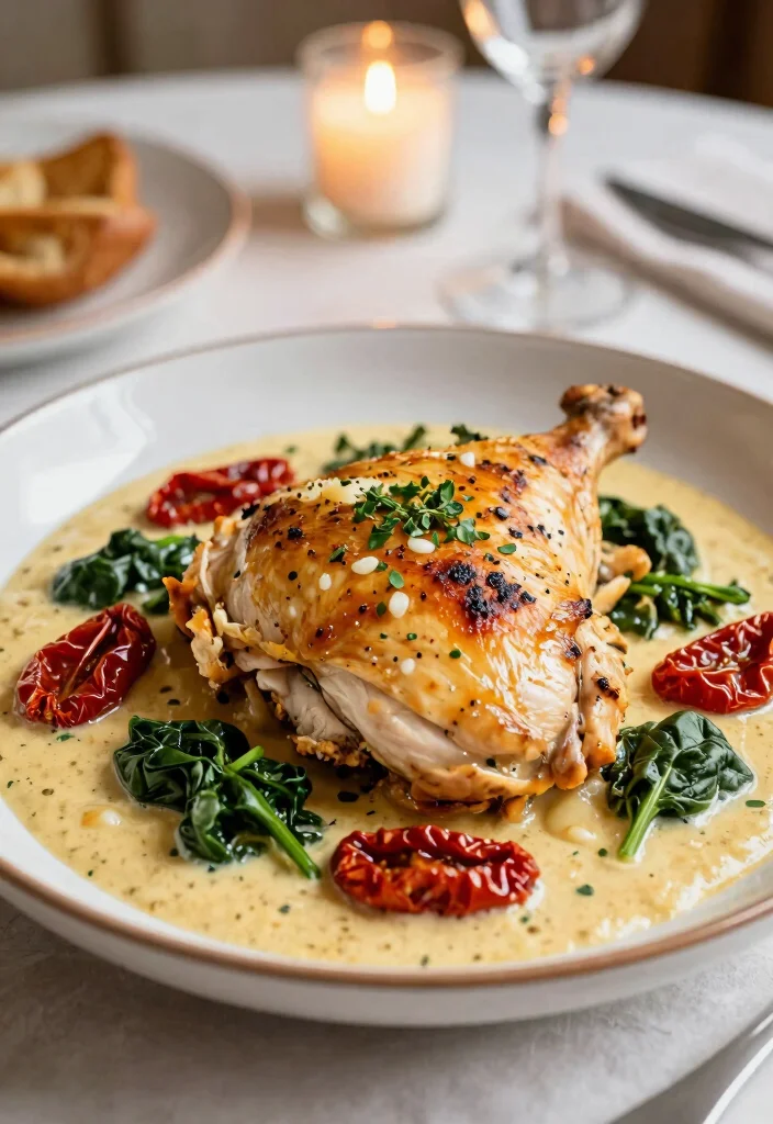 12 Family Dinner Recipes for Easy Crowd-Friendly Nights - 10. Creamy Garlic Tuscan Chicken