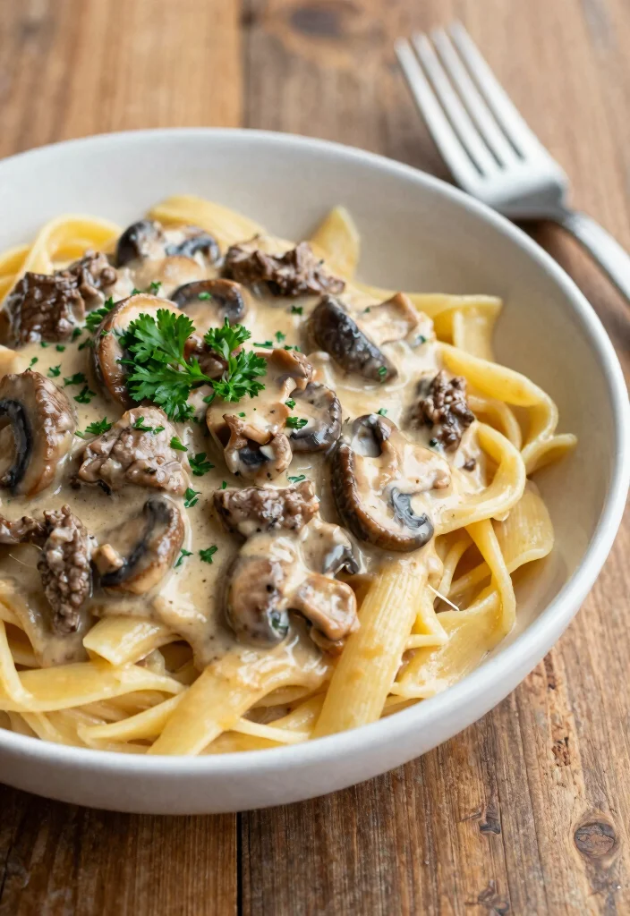 12 Family Dinner Recipes for Easy Crowd-Friendly Nights - 3. Beef and Mushroom Stroganoff