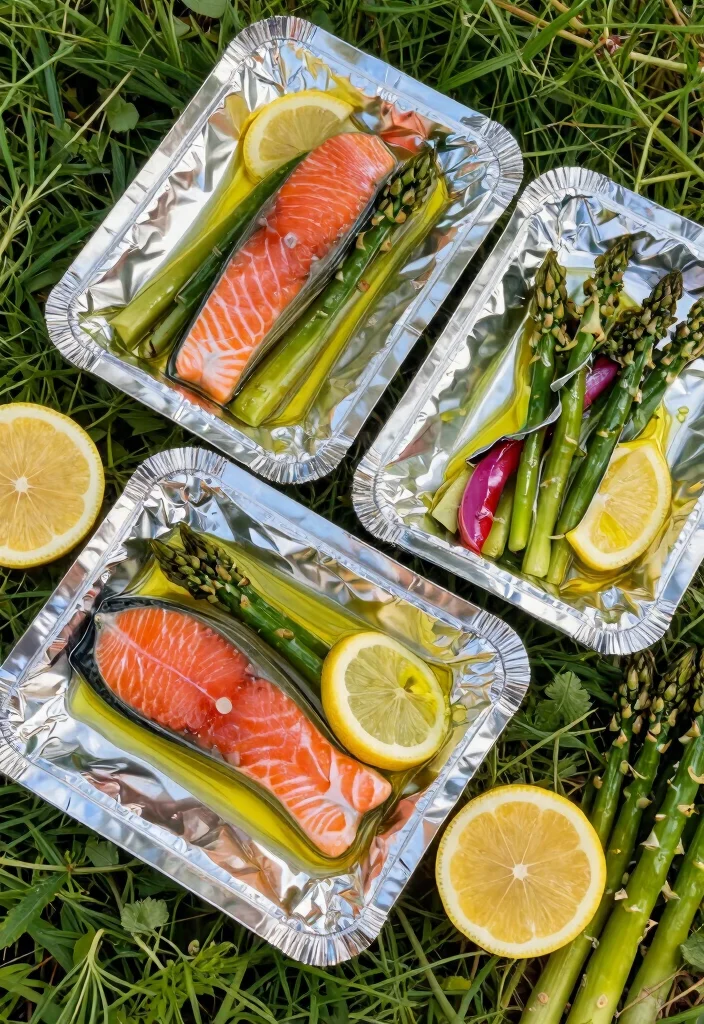12 Family Dinner Recipes for Easy Crowd-Friendly Nights - 9. Salmon and Asparagus Foil Packs