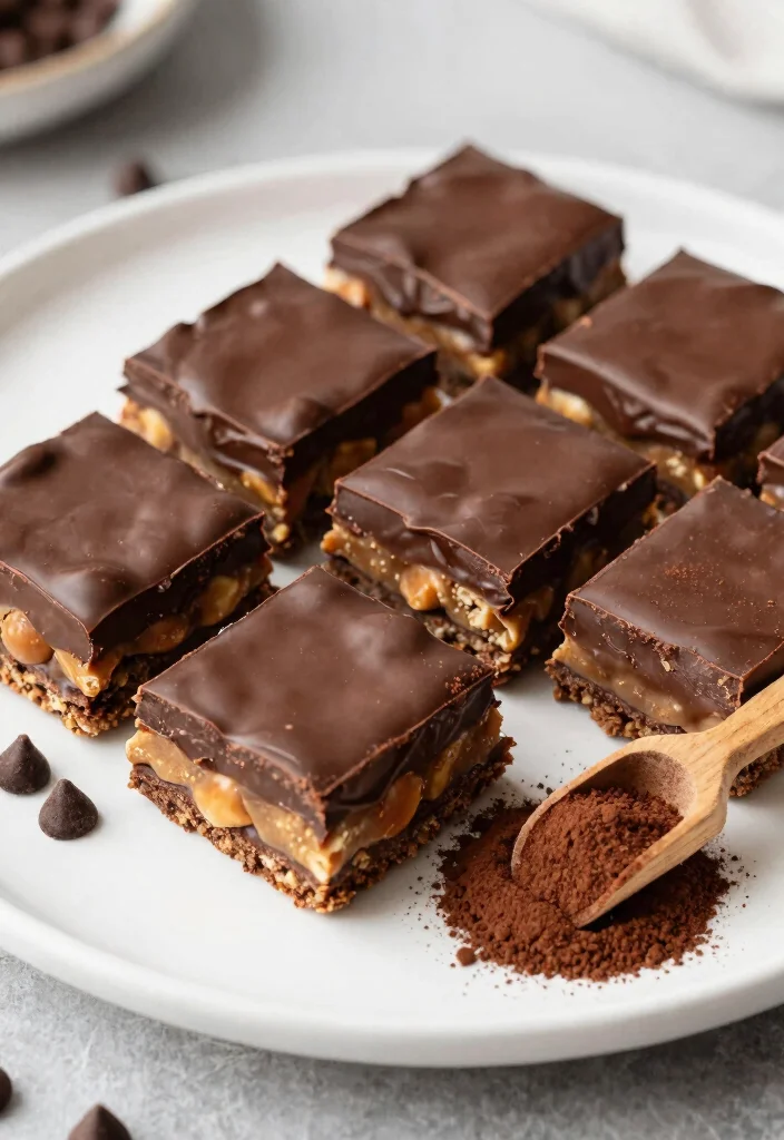 12 Gluten-Free Keto Recipes for Easy Clean Low-Carb Eating - 12. No-Bake Peanut Butter Chocolate Bars
