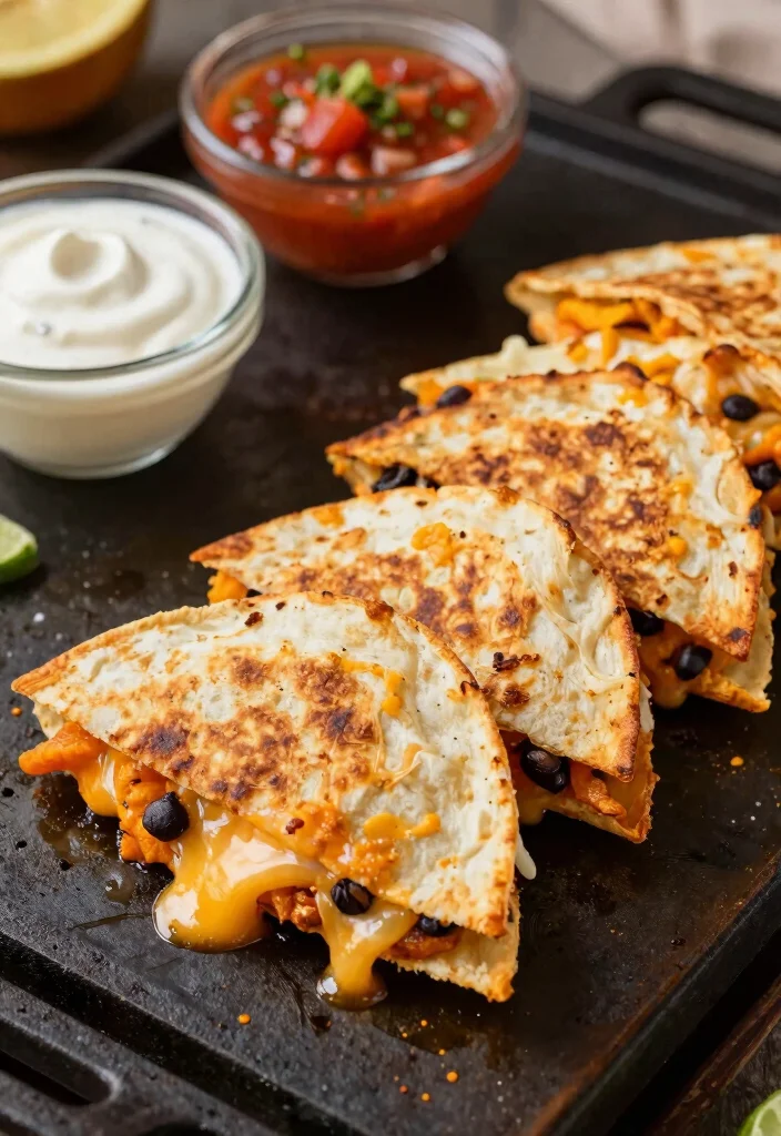 12 Griddle Dinner Recipes for Fast Flavorful Weeknight Cooking - 4. Sweet Potato and Black Bean Quesadillas