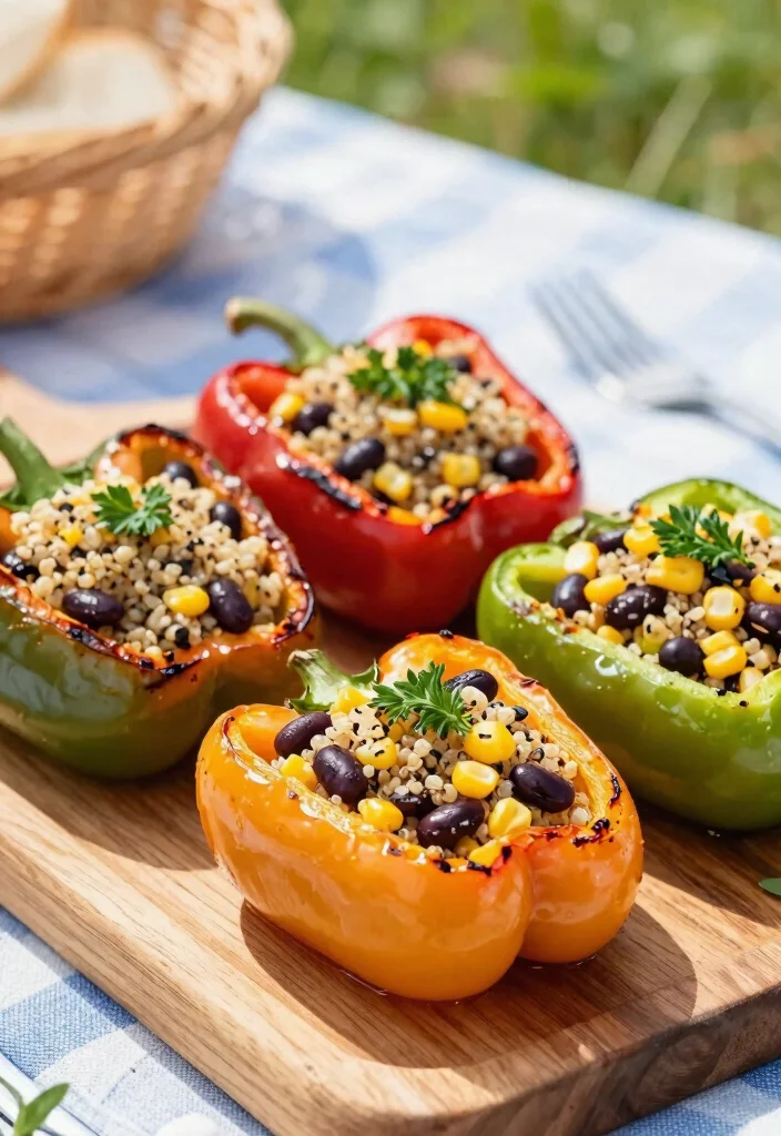 12 Grilled Dinner Recipes for Easy Flavorful Weeknight Meals - 11. Grilled Stuffed Bell Peppers