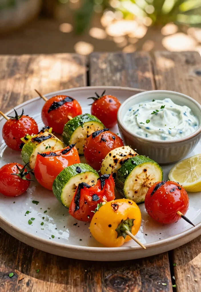 12 Grilled Dinner Recipes for Easy Flavorful Weeknight Meals - 3. Mediterranean Grilled Veggie Skewers