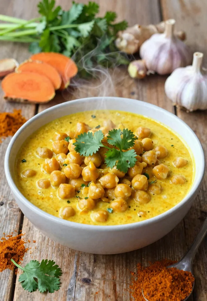 12 Healthy Dairy-Free Dinner Recipes for Simple Weeknight Meals - 1. Creamy Coconut Curry Chickpeas