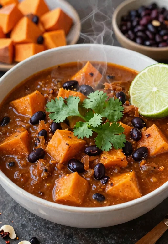 12 Healthy Dairy-Free Dinner Recipes for Simple Weeknight Meals - 4. Sweet Potato and Black Bean Chili