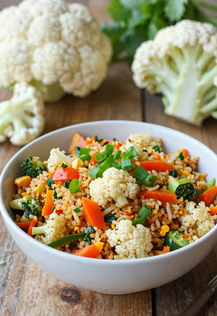 12 Healthy Dairy-Free Dinner Recipes for Simple Weeknight Meals - 6. Cauliflower Fried Rice