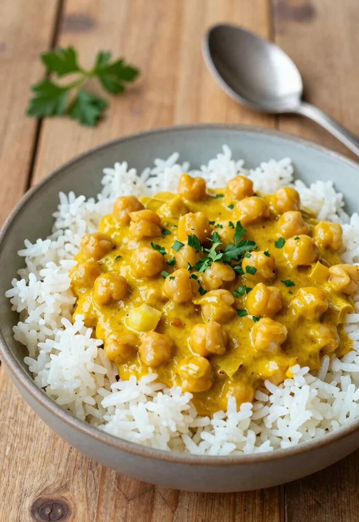 12 Healthy Meal Prep Recipes for Easy Balanced Weekdays - 11. Coconut Curry Chickpeas