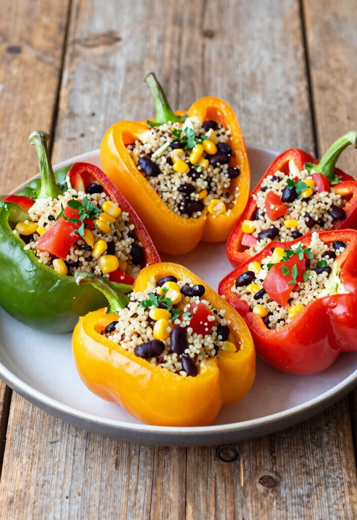 12 Healthy Meal Prep Recipes for Easy Balanced Weekdays - 7. Stuffed Bell Peppers